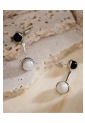 Drop Pearl Silver Earrings WER320