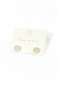 Brass Stud Earrings WER326