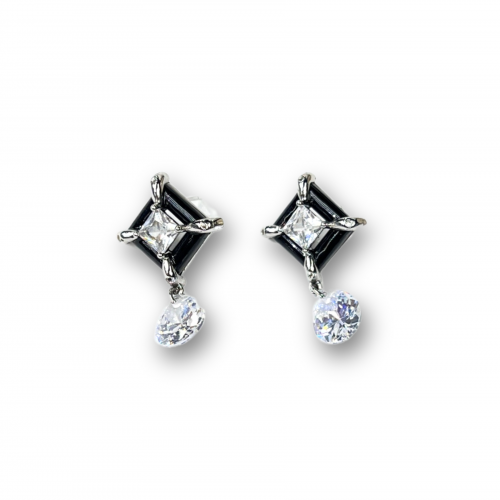 Square Stud Earrings WER327