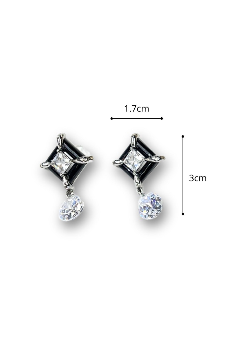 Square Stud Earrings WER327