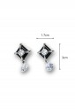 Square Stud Earrings WER327
