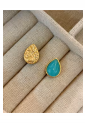 Turquoise Drop Stud Earrings WER329