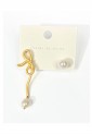 Asymmetrical Stud Earrings With Pearl WER334