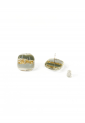 Handmade Glass Resin Earrings WER343