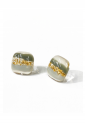 Handmade Glass Resin Earrings WER343