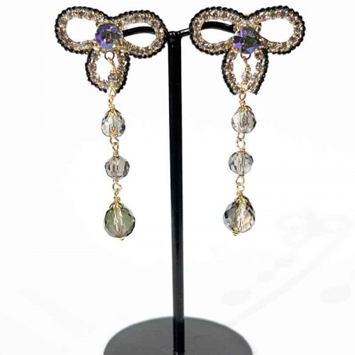 Stud Earrings Bows WER345