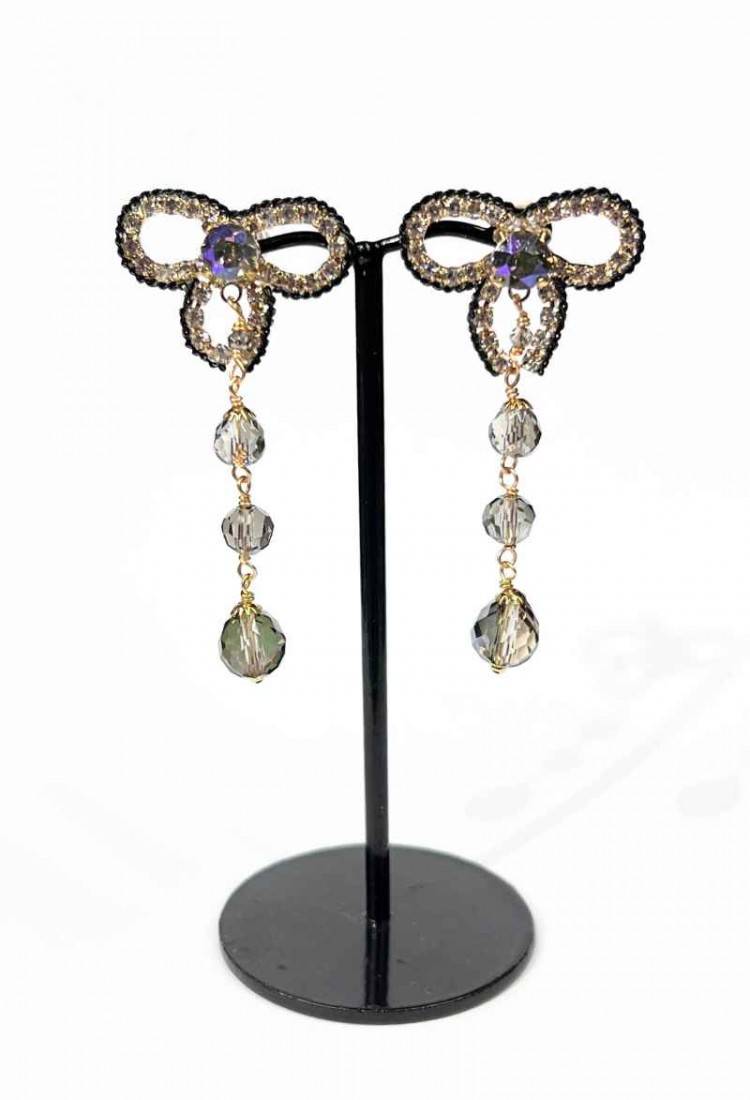 Stud Earrings Bows WER345