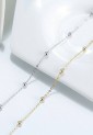 Steel Ankle Bracelet With Balls LCS3703