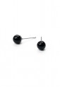 Black Ball Stud Earrings WER350 Black Ball Stud Earrings WER350