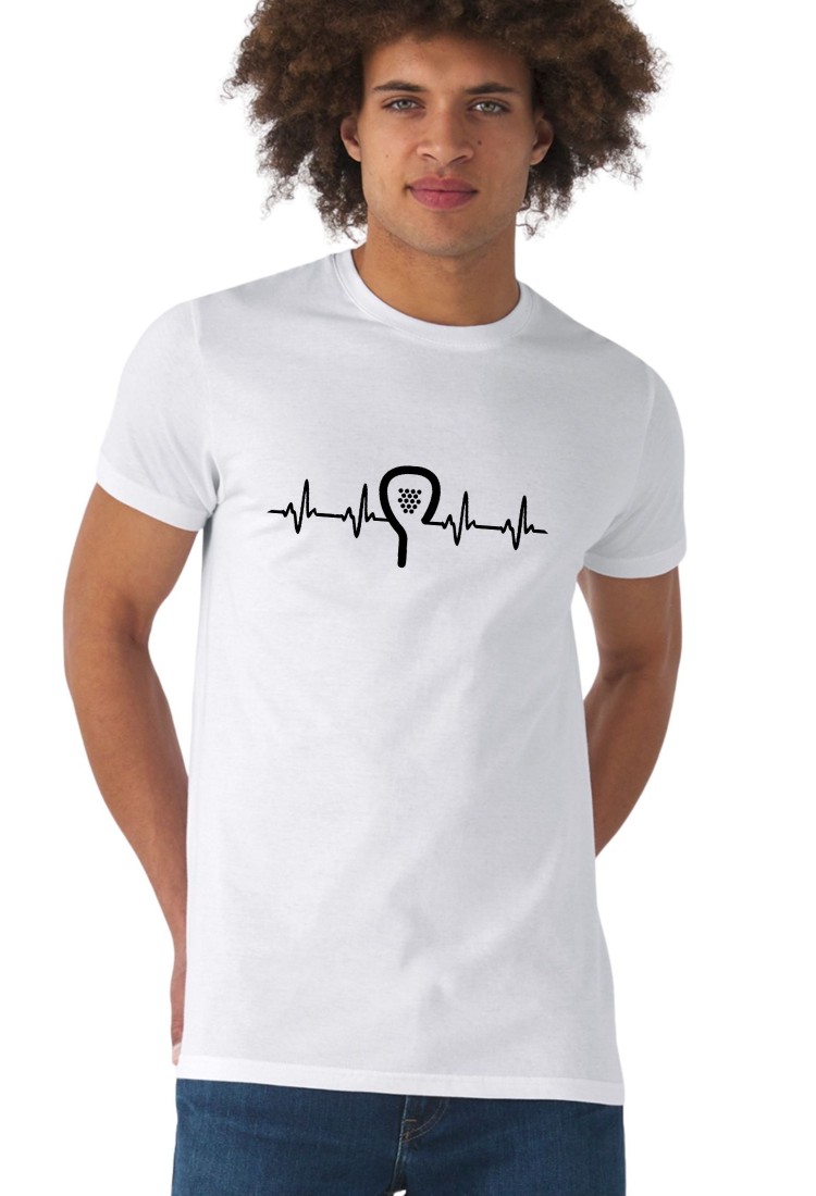 Men's Padel T-Shirt Heartbeat MTP811