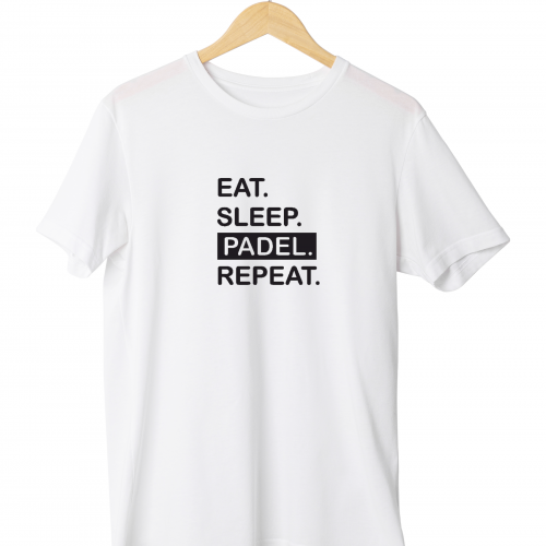 Ανδρική Μπλούζα EAT. SLEEP. PADEL. REPEAT. MTP813