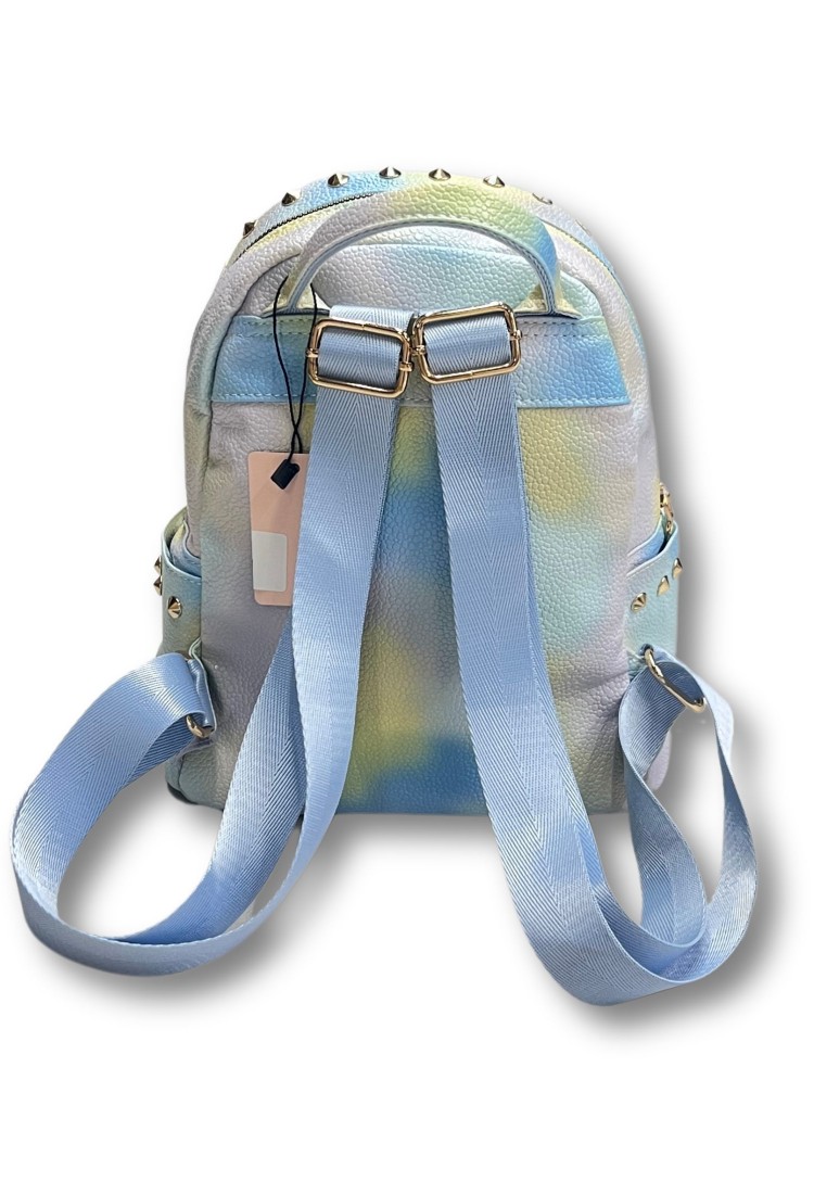 Multicolored Backpack With Metallic Decoration 522121