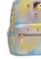 Multicolored Backpack With Metallic Decoration 522121