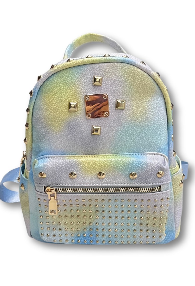 Multicolored Backpack With Metallic Decoration 522121 Multicolored Backpack With Metallic Decoration 522121