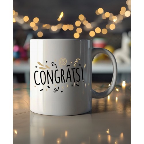 Congratulations White Mug CPE756