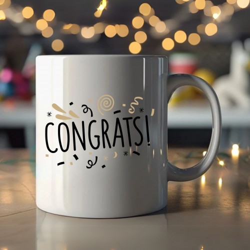 Congratulations White Mug CPE756