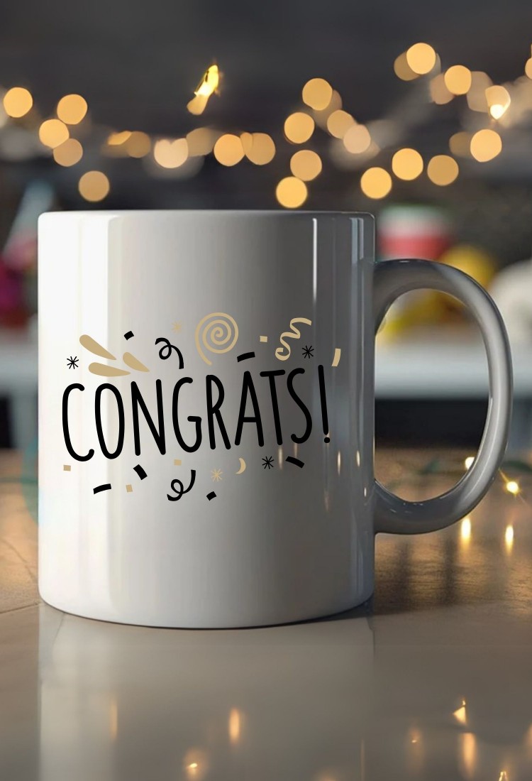 Congratulations White Mug CPE756