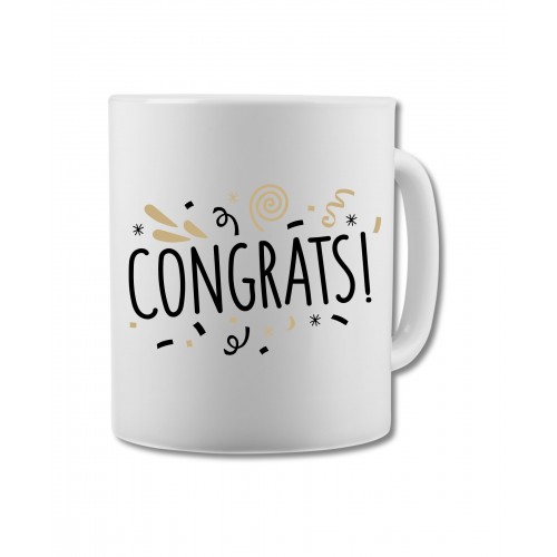 Congratulations White Mug CPE756