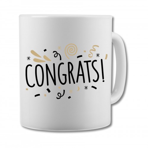 Congratulations White Mug CPE756