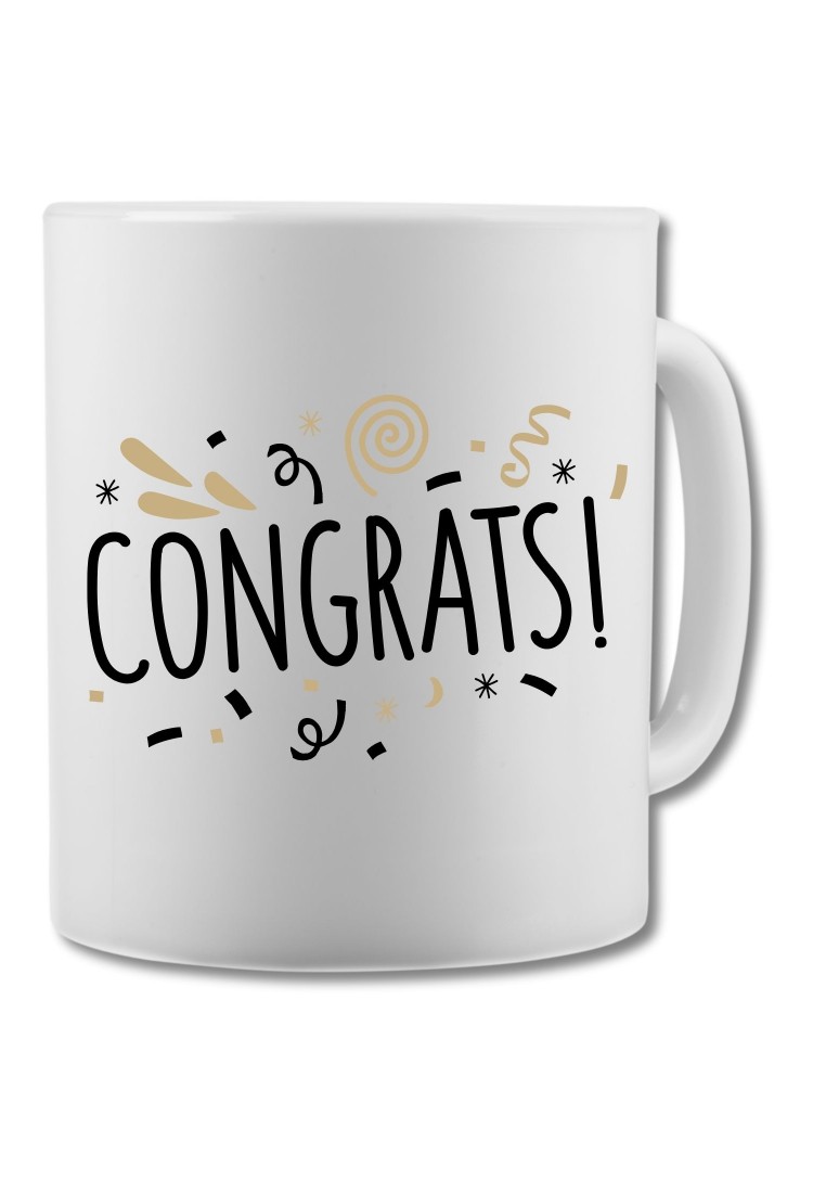 Congratulations White Mug CPE756