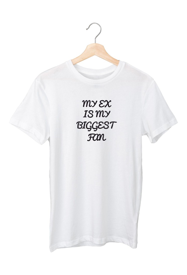 Γυναικεία Κοντομάνικη Μπούζα "My Ex Is My Biggest Fan" WTP851