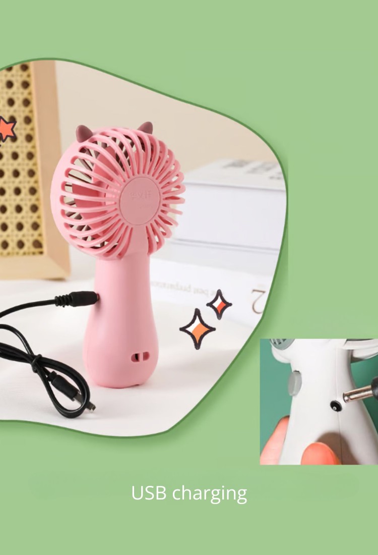 Handheld Fan USB Rechargeable 525562-1