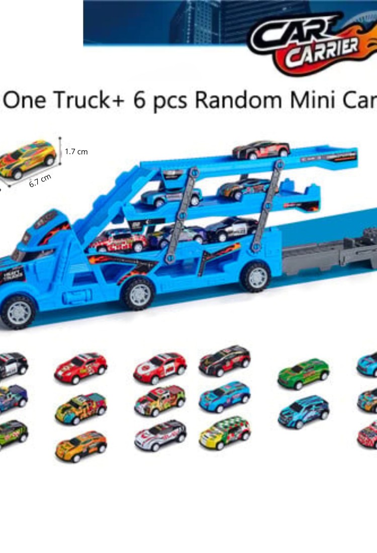 Truck With 6 Cars 525644 