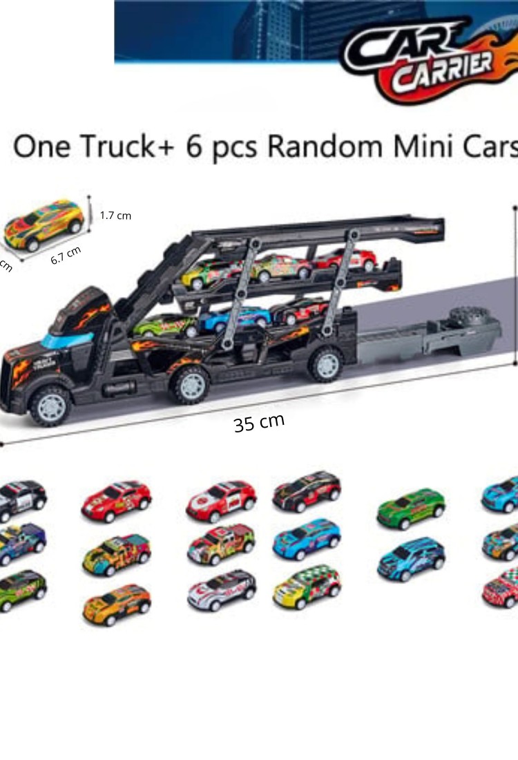 Truck With 6 Cars 525644 