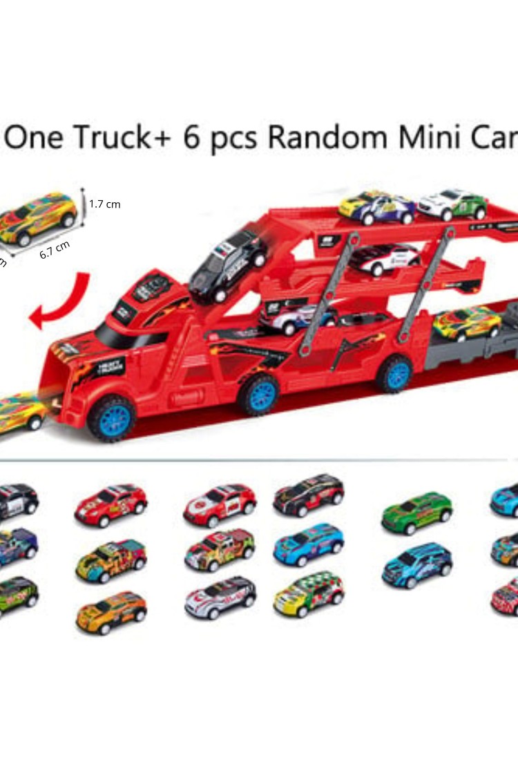 Truck With 6 Cars 525644 