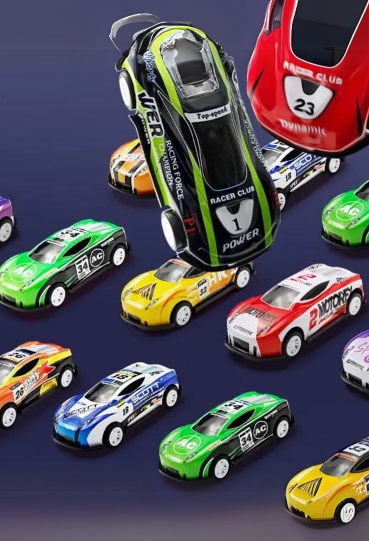 Truck With 6 Cars 525644 