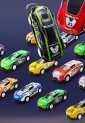 Truck With 6 Cars 525644 