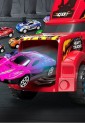 Truck With 6 Cars 525644 