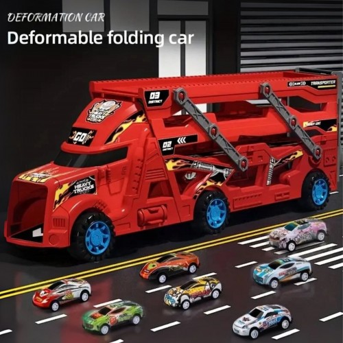 Truck With 6 Cars 525644 