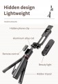 Wireless Tripod Selfie Stick With LED Light for Smartphone 525539