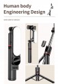 Wireless Tripod Selfie Stick With LED Light for Smartphone 525539