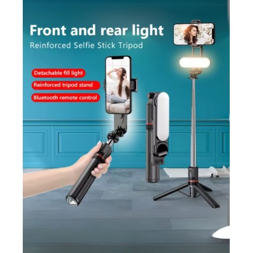 Τρίποδο Selfie Stick Bluetooth Με Φως LED για Smartphone 525539