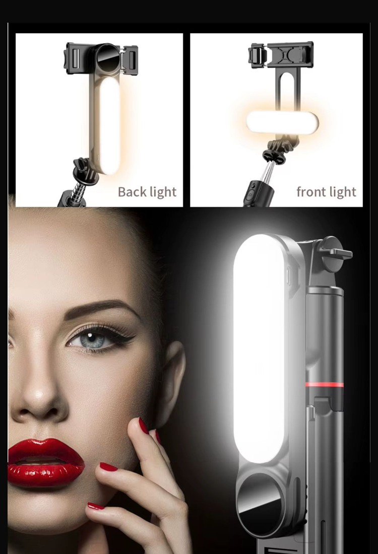 Wireless Tripod Selfie Stick With LED Light for Smartphone 525539