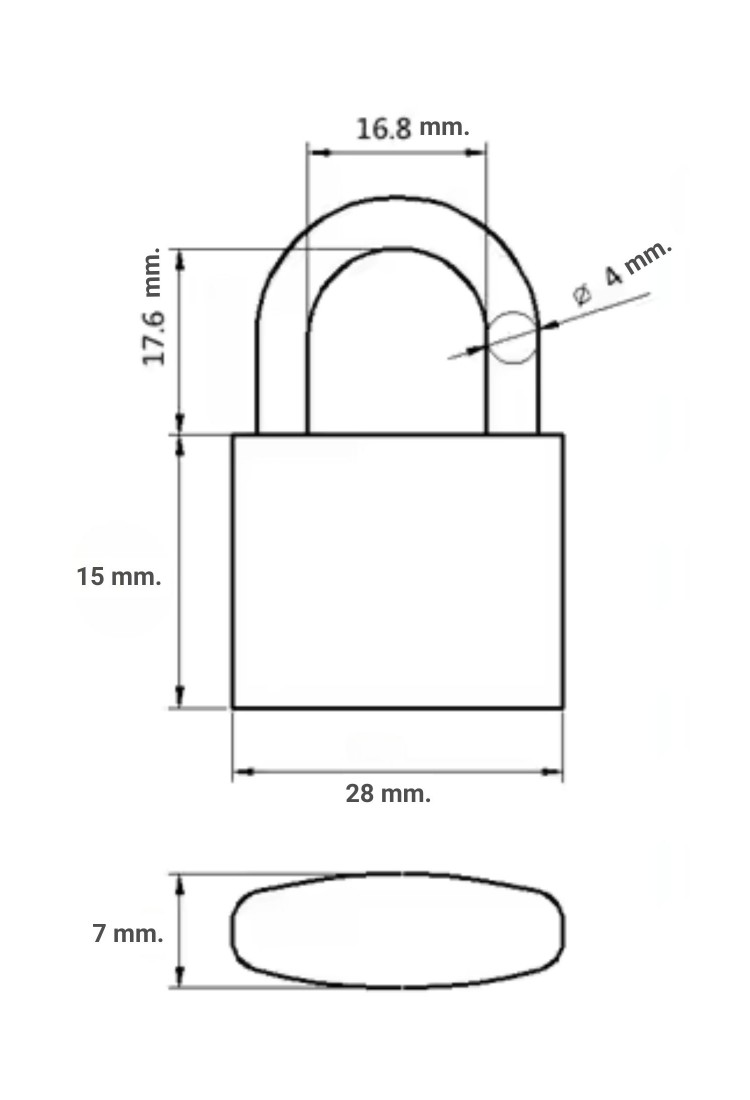 Padlock Small 30mm 525560