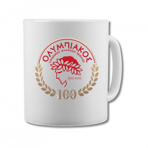 Red and White Mug 100 Years CPE764