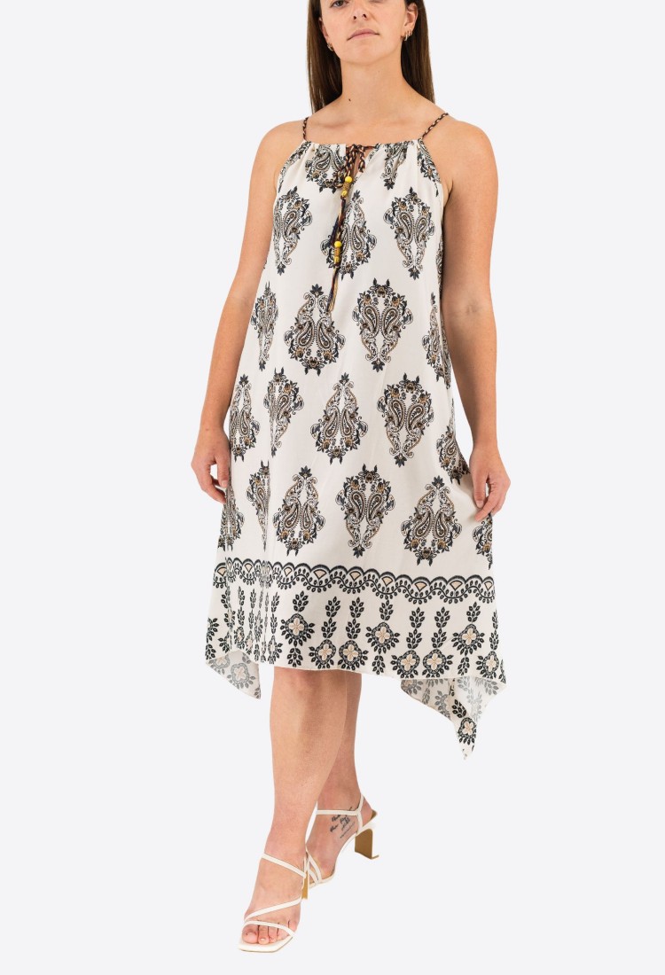 Asymmetric Midi Dress 524031-1