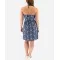 Strapless Mini Printed Dress 525698