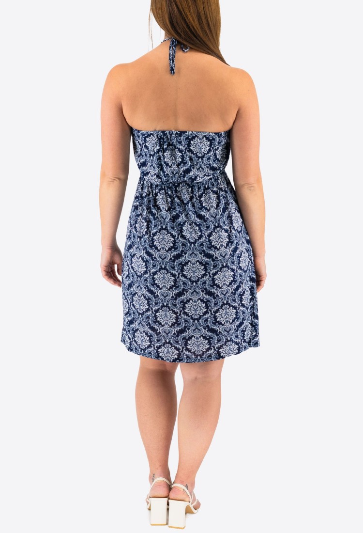 Strapless Mini Printed Dress 525698