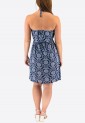 Strapless Mini Printed Dress 525698