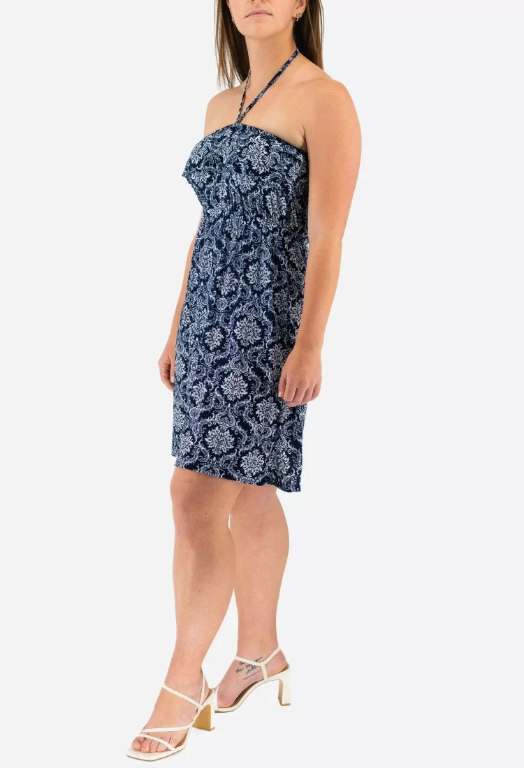 Strapless Mini Printed Dress 525698