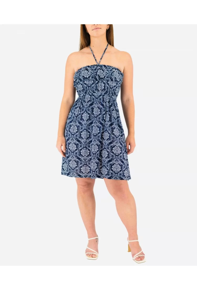 Strapless Mini Printed Dress 525698