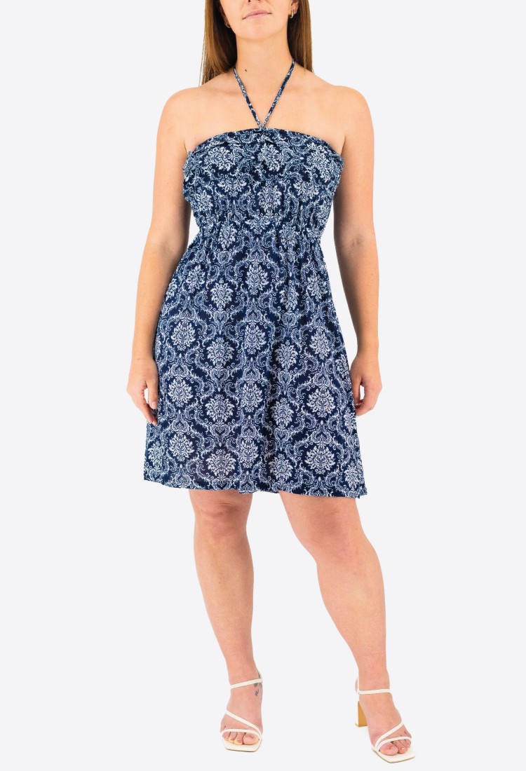 Strapless Mini Printed Dress 525698 Strapless Mini Printed Dress 525698