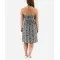 Strapless Mini Printed Dress 525698