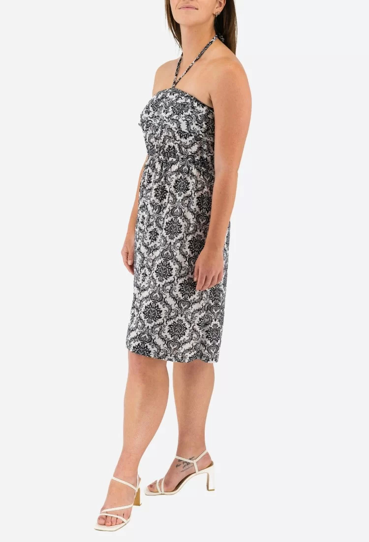 Strapless Mini Printed Dress 525698