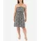 Strapless Mini Printed Dress 525698