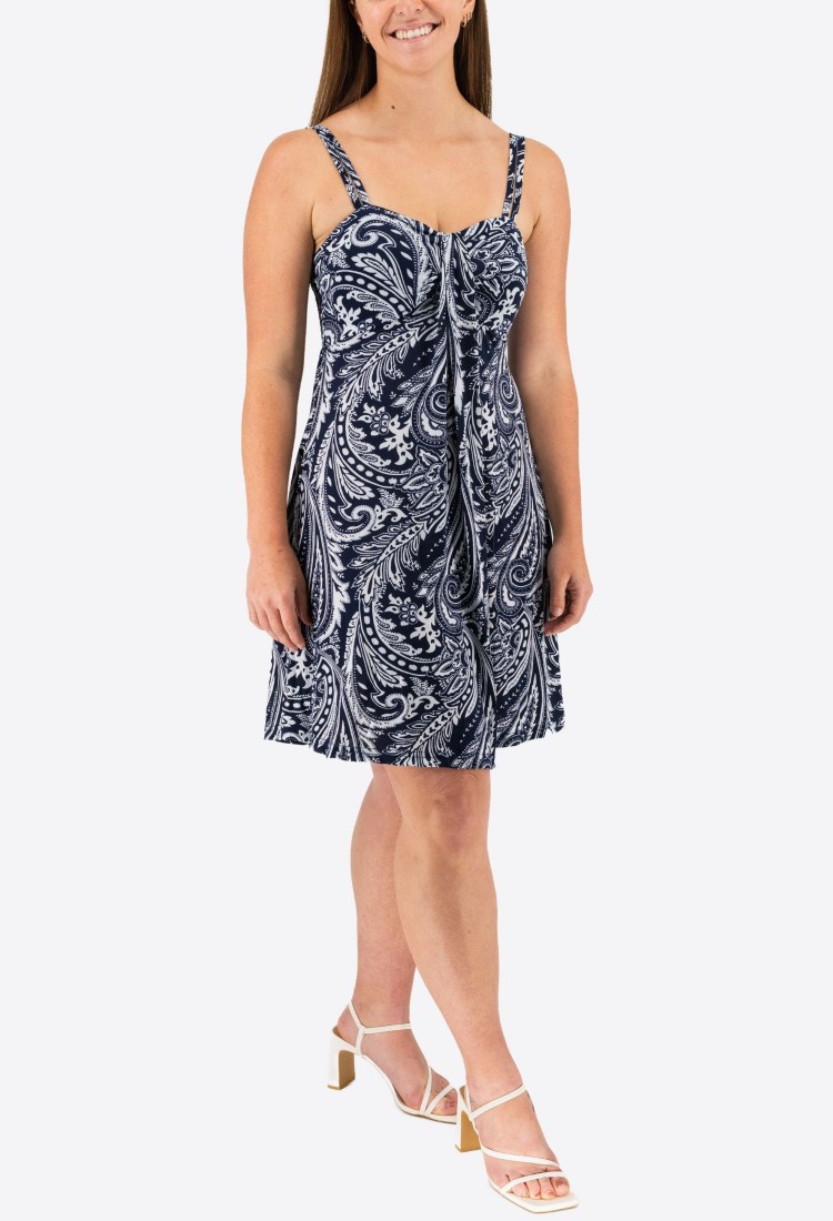 Mini Elastic Dress With Pleats 524040-1